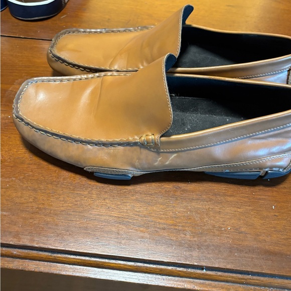 Kenneth Cole Reaction Toast 2 Me Men’s 10.5M Brown Leather Slip On Loafers main image 4